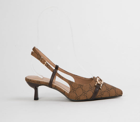 Kitten Heel Stiletto Mule