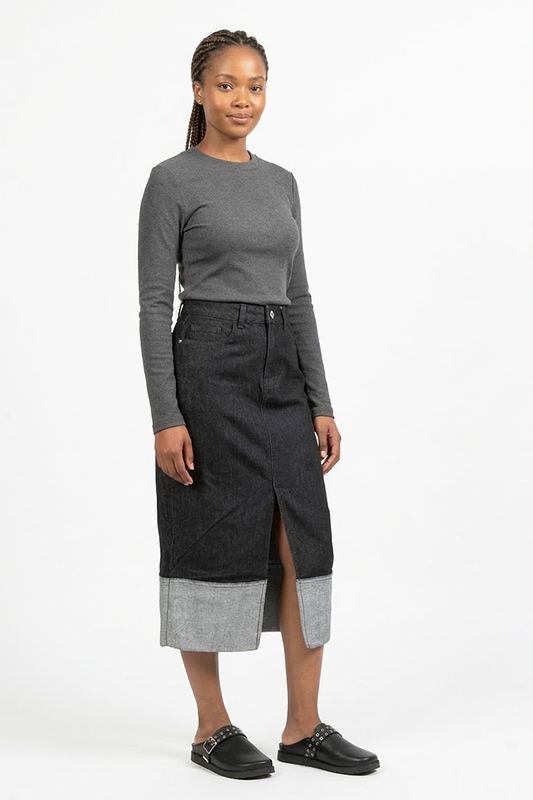 Denim skirt