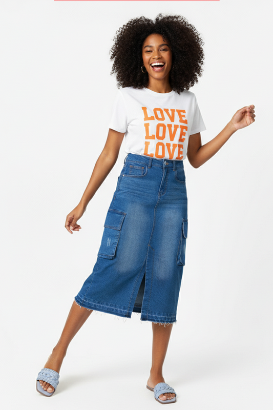 Denim Skirt