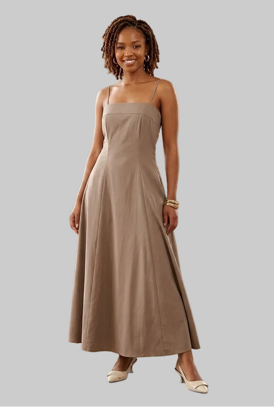Strappy maxi dress