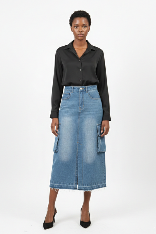 Denim skirt