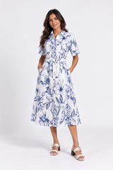 Sleeved Midi Dress
