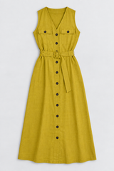 Sleeveless maxi dress
