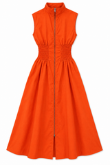 Sleeveless midi dress
