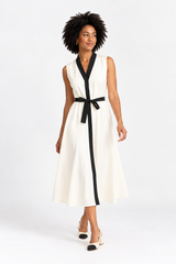 Sleeveless midi dress