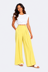 Wide-leg trousers