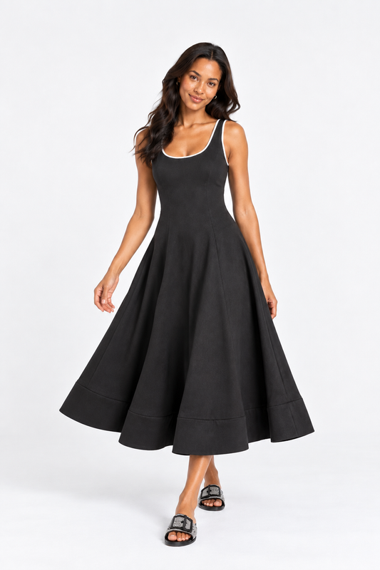 Strappy Midi Dress