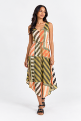 Sleeveless midi dress
