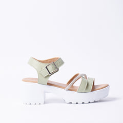 Block heel sandal