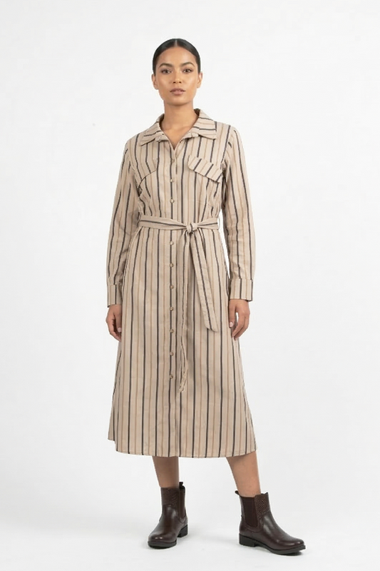 Long sleeve midi dress