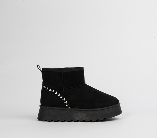 Flatform ankle boot
