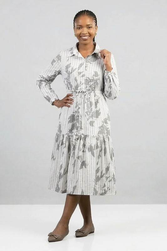 Long sleeve midi dress