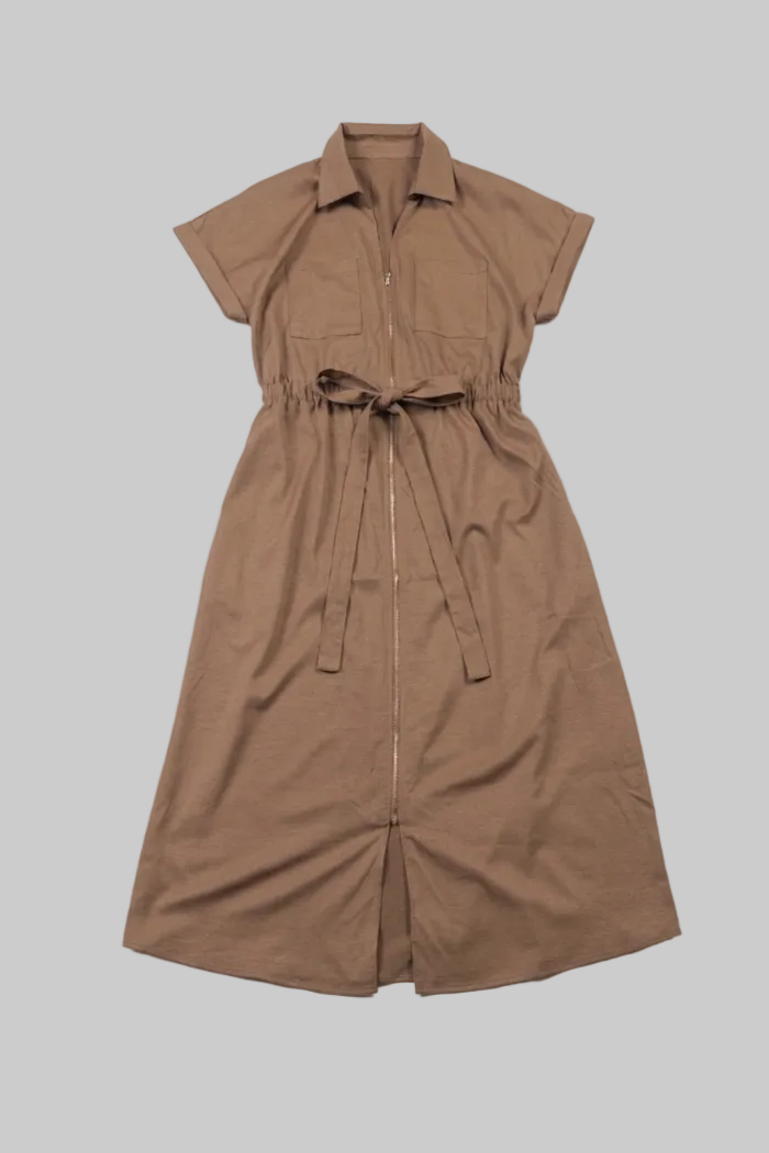 Sleeved Midi Dress