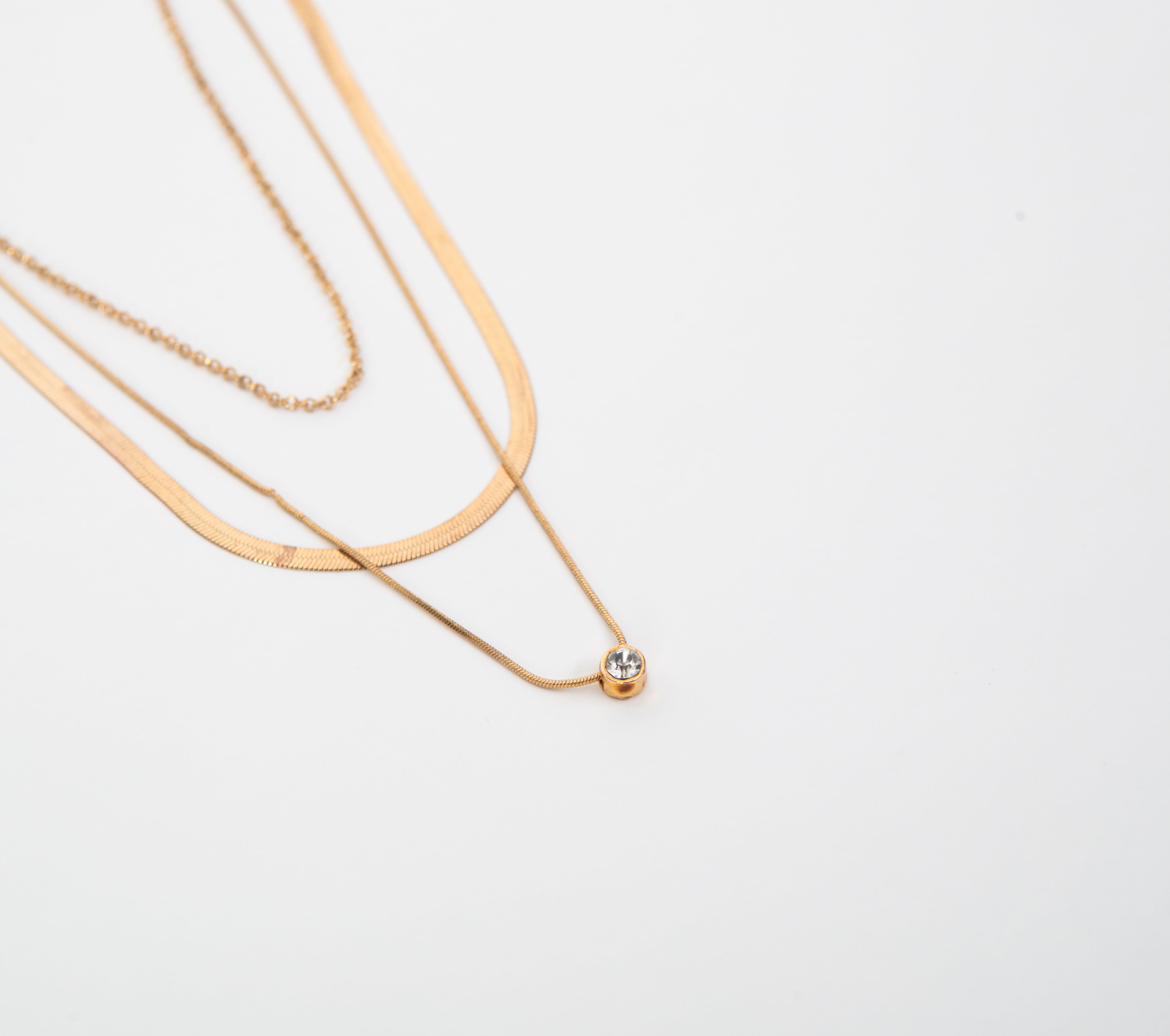 Layered necklace