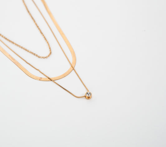 Layered necklace