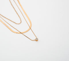 Layered necklace