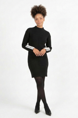 knitted dresses south africa Sicily Knitted Dress With Tassels