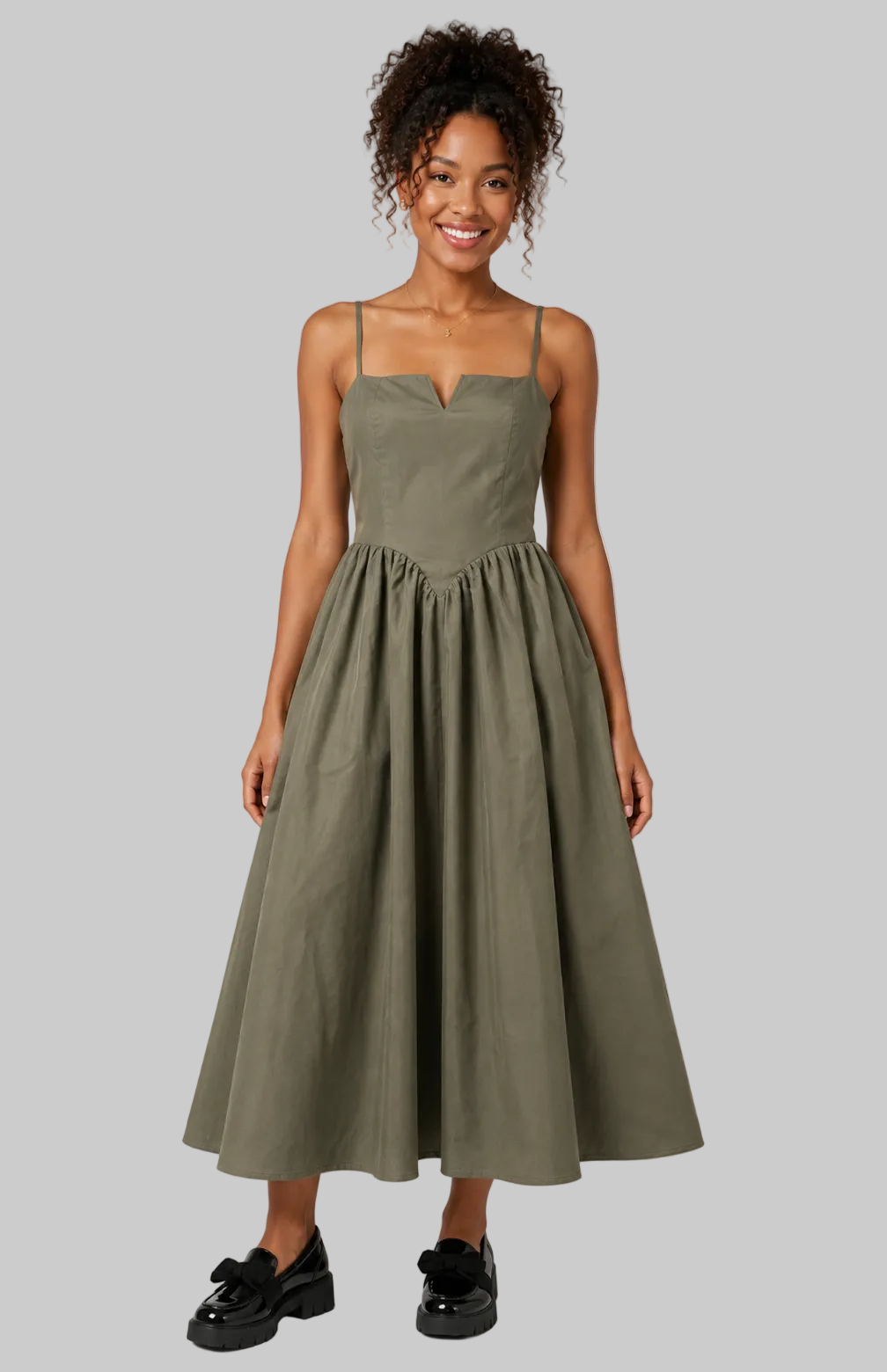 Sleeveless Midi Dress