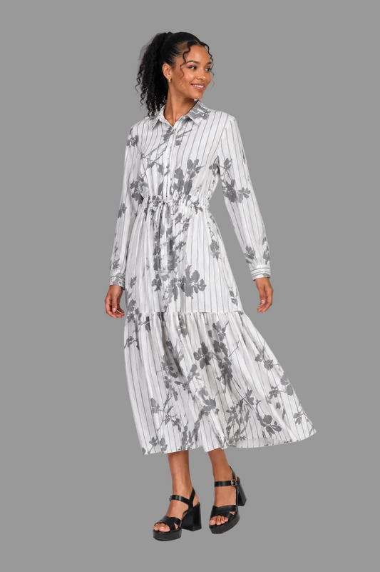 Long sleeve midi dress