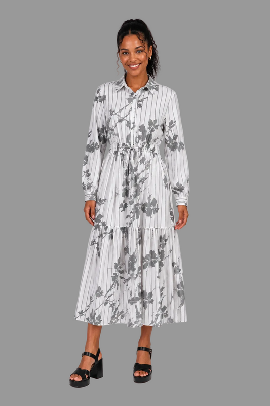 Long sleeve midi dress