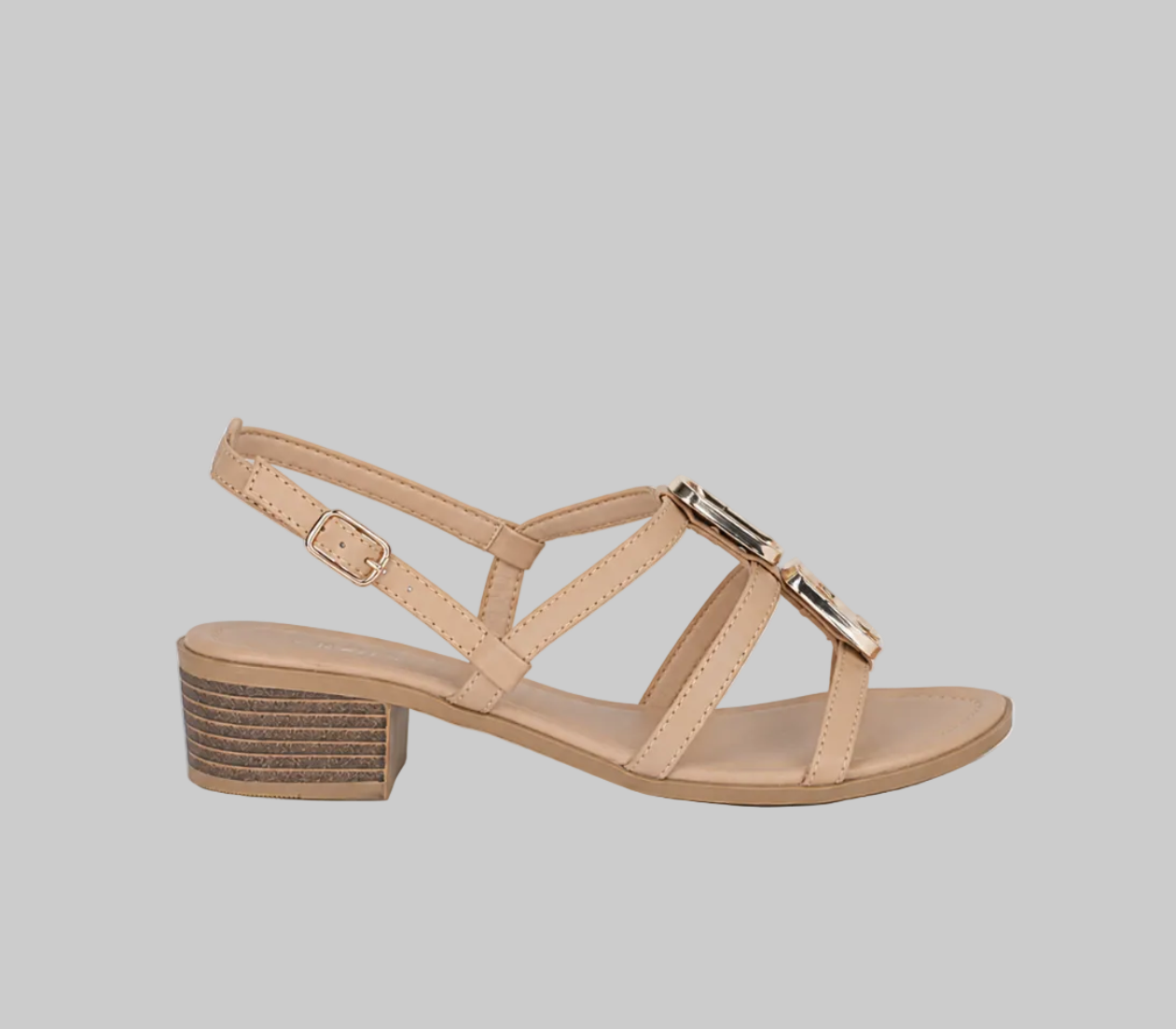 Block heeled sandal