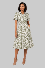 Sleeved Midi Dress