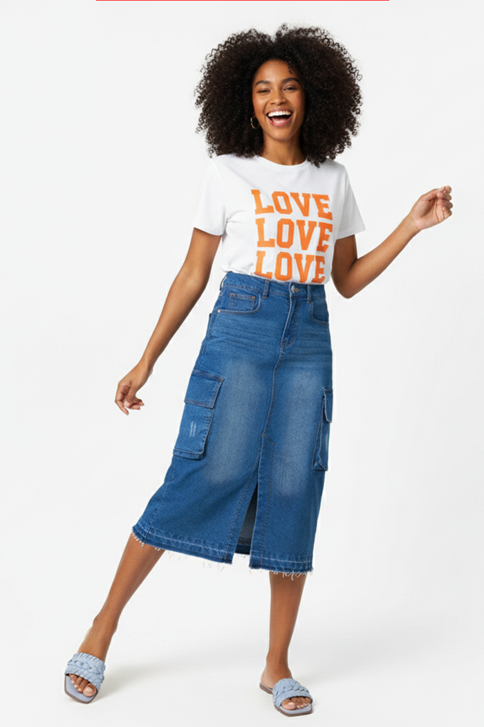 Denim Skirt