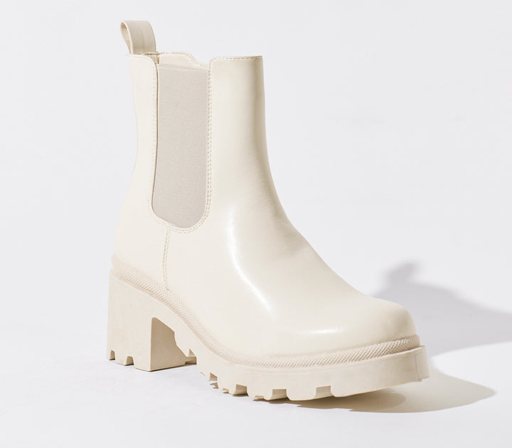 Block Heeled Ankle Boots