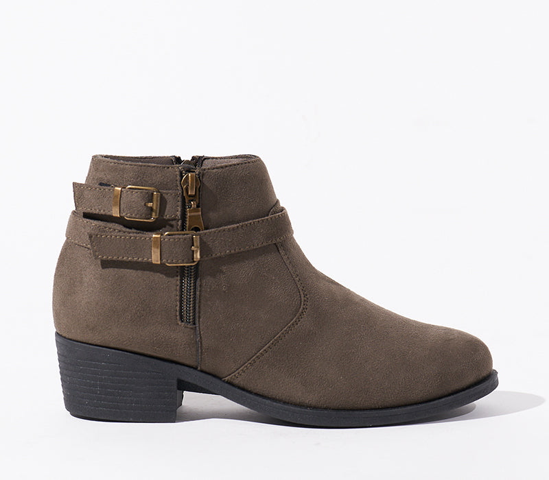 Block Heeled Ankle Boots