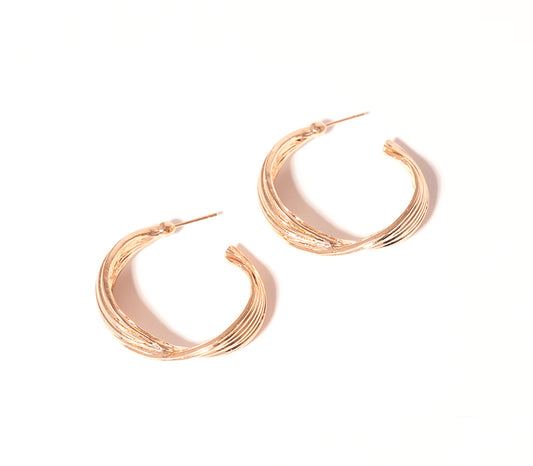 Twist Hoop Earrings