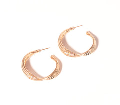 Twist Hoop Earrings