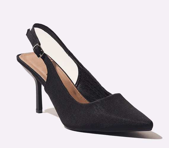 Pointed Toe Court Mule