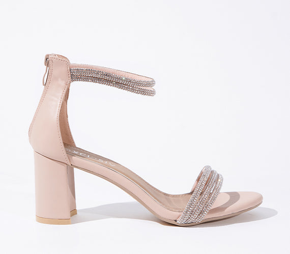 Metallic heel sandals - Woman | Mango South Africa