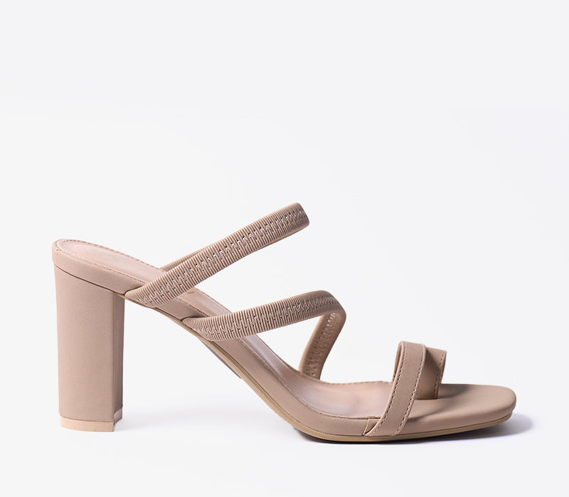 Multi-Strap Block Heel