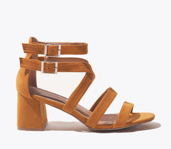 Multi-Strap Block Heel
