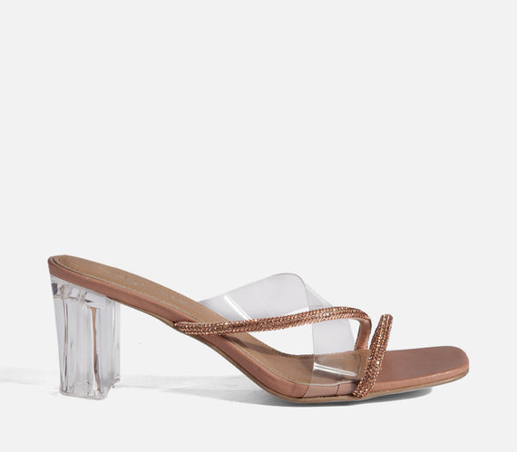 Transparent Block Heel