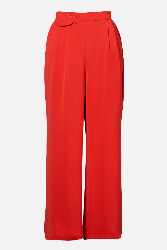 Red flare leg pants sales