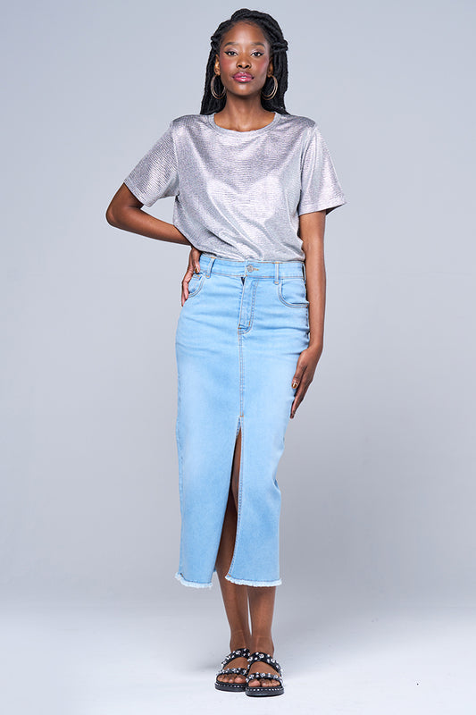 Denim skirt