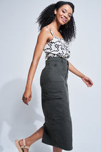 Load image into Gallery viewer, High Waisted Midi Skirt
