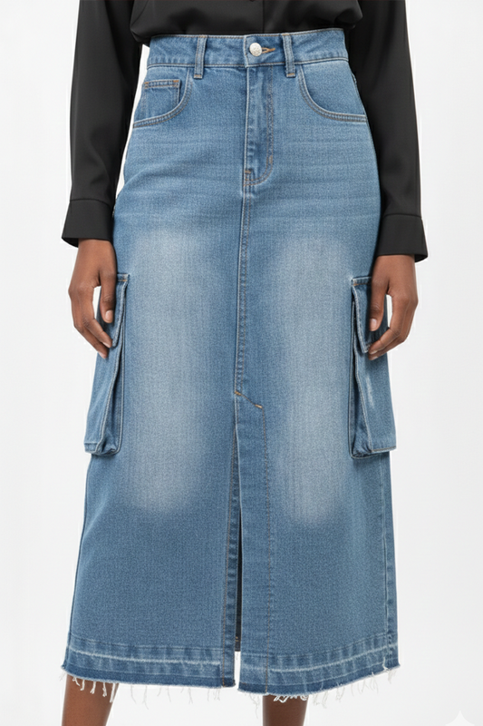 Denim skirt