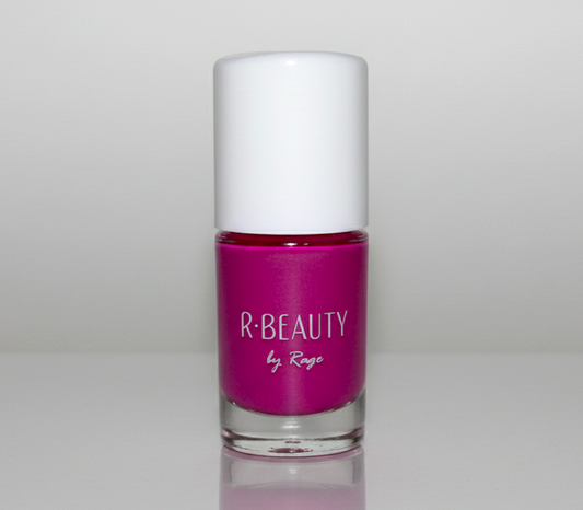Fuschia nail polish