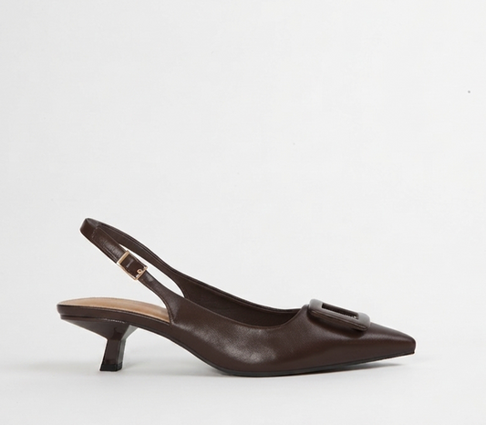 Kitten Heel Stiletto Mule