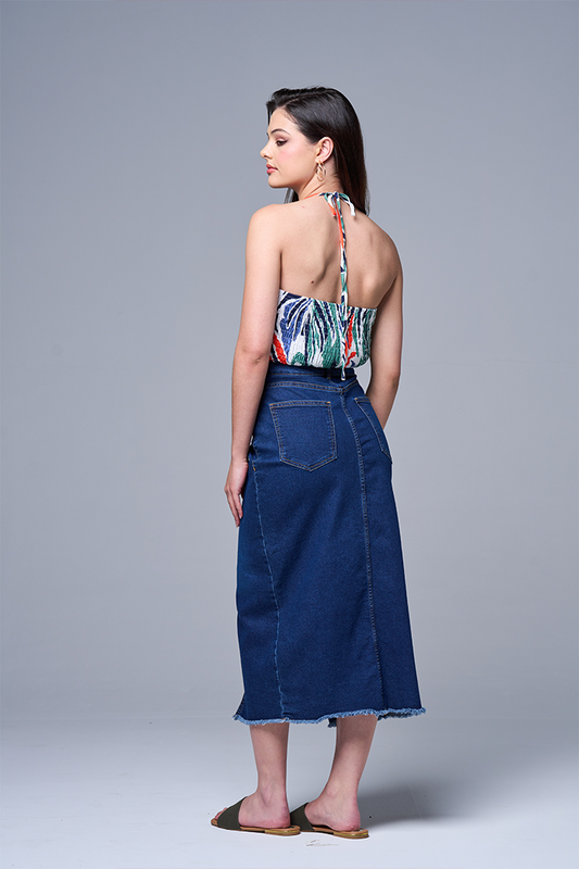 Denim skirt