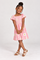 Sleeved mini dress