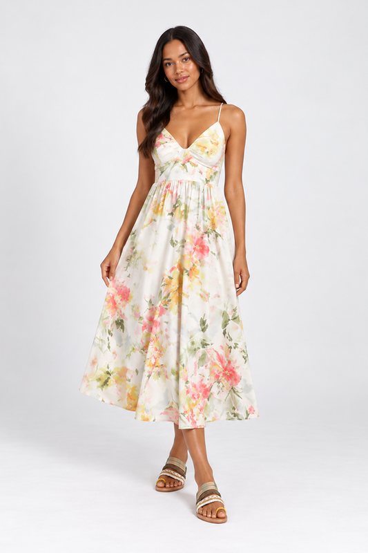 Strappy Midi Dress