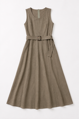 Sleeveless midi dress