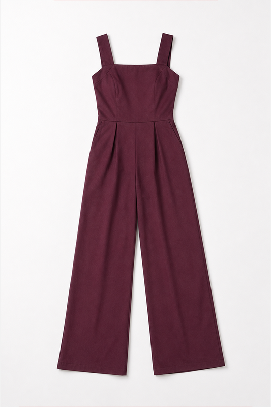 Strappy long jumpsuit