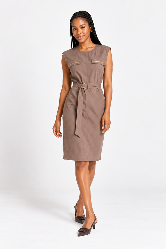 Sleevless mini dress