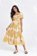 Sleeved Midi Dress