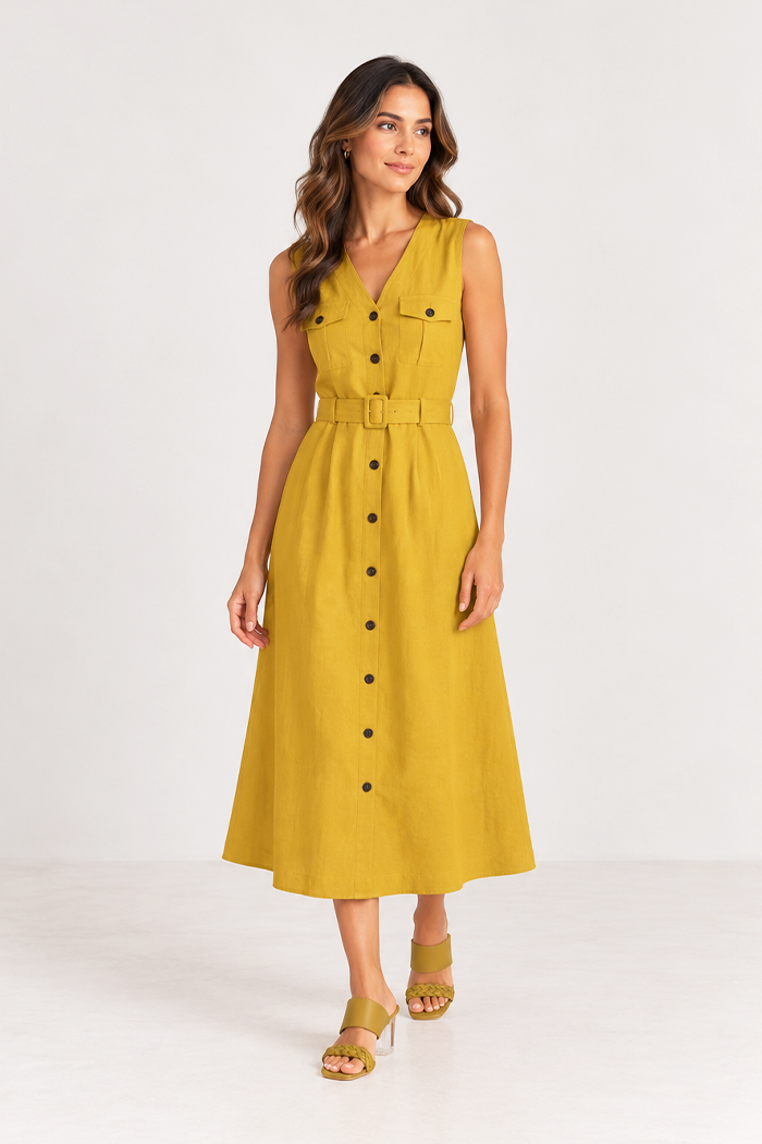 Sleeveless maxi dress